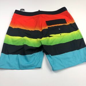 Rip Curl NEW 38 (Fit 38W) Surf Swim Board Trunk Multicolor Abstract 8.5" Shorts